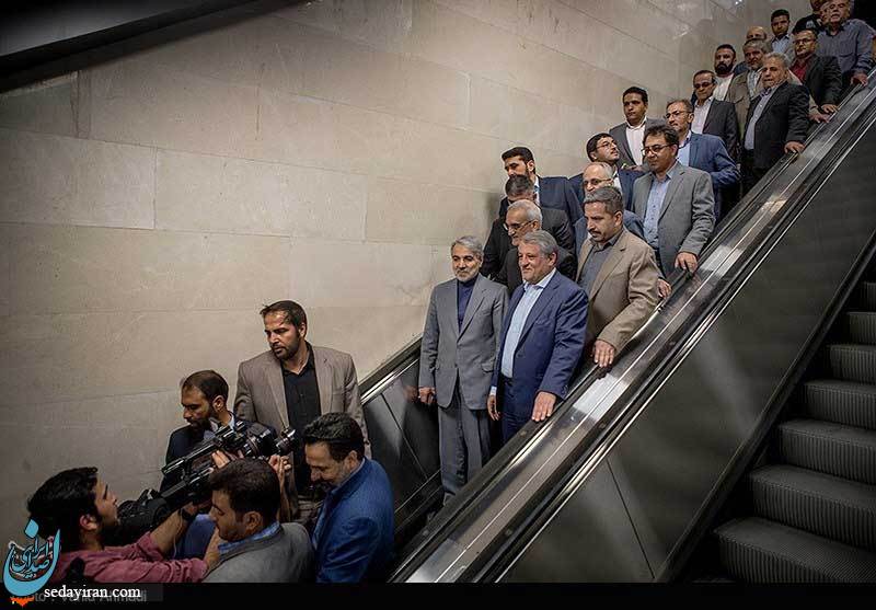 (تصاویر) افتتاح ایستگاه میدان محمدیه در خط ۷ مترو
