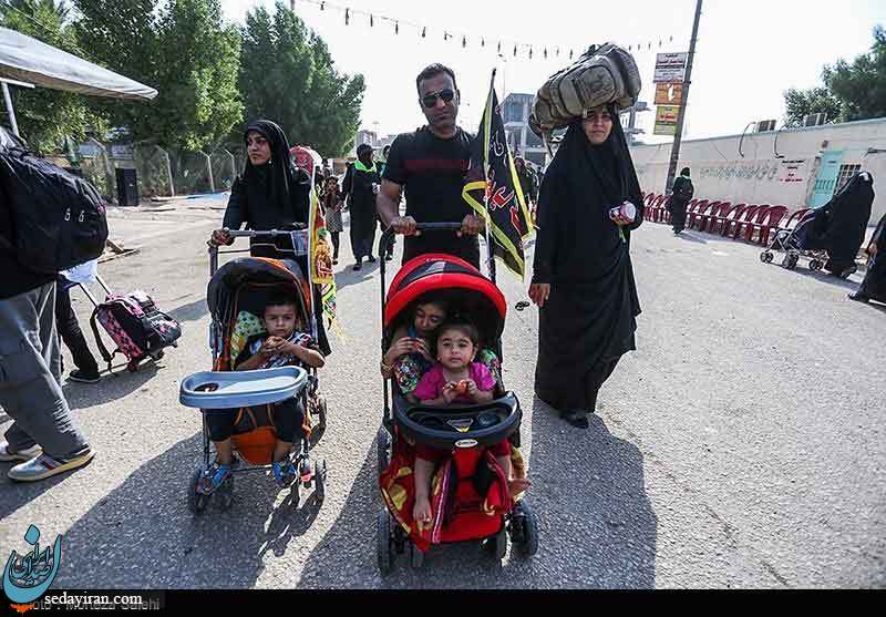 (تصاویر) پیاده روی اربعین حسینی در مسیر کوفه به کربلا
