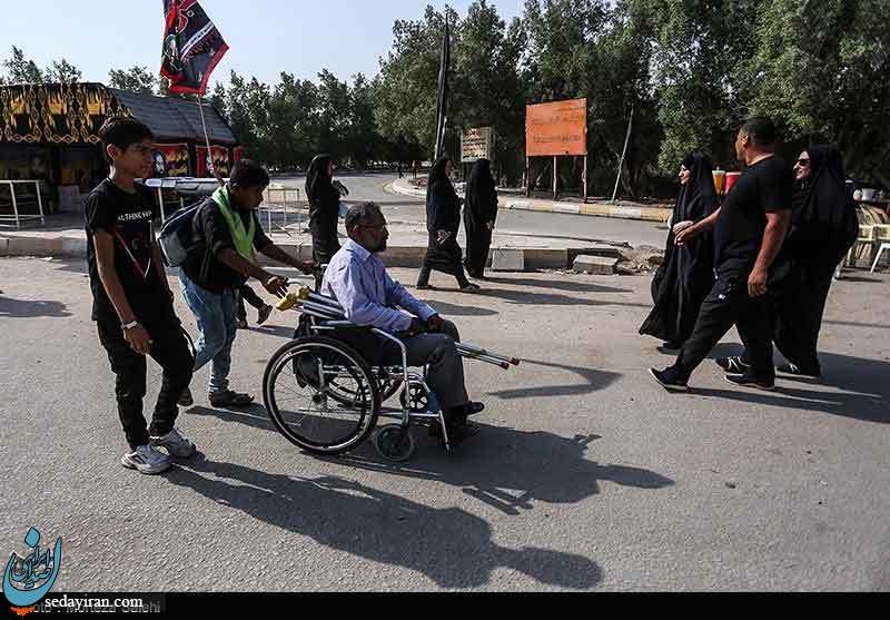 (تصاویر) پیاده روی اربعین حسینی در مسیر کوفه به کربلا