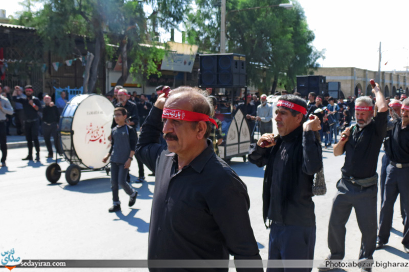 (تصاویر) عزاداری اربعین حسینی(ع) در شهرستان لارستان