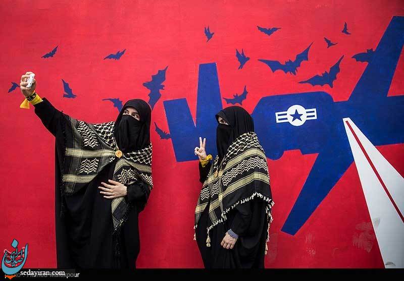(تصاویر) راهپیمایی روز ۱۳ آبان در تهران
