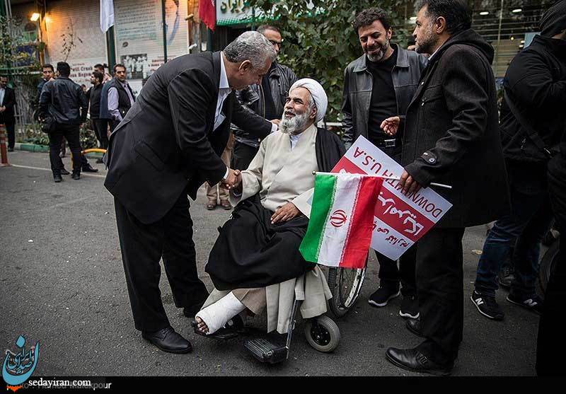 (تصاویر) راهپیمایی روز ۱۳ آبان در تهران