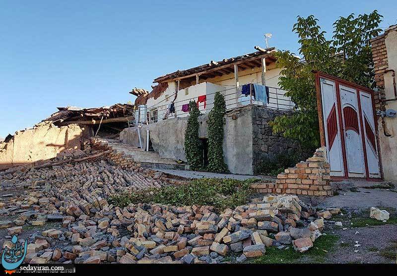(تصاویر) خسارات زلزله در میانه - آذربایجان شرقی
