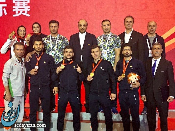 قهرمانی زنان و مردان ووشو ایران در جهان