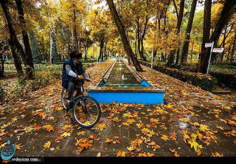 (تصاویر) پاییز در چهار باغ اصفهان