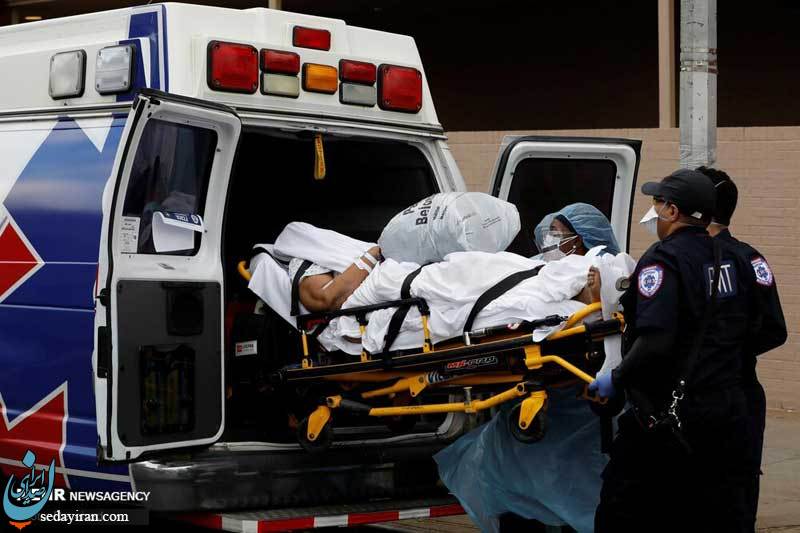 (تصاویر) بیمارستان های آمریکا مملو از اجساد قربانیان کرونا
