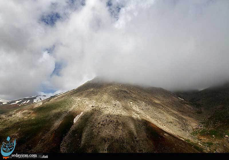(تصاویر) ابر و مه در کوهستان الوند