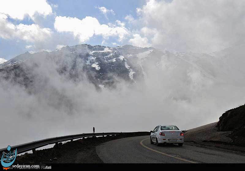 (تصاویر) ابر و مه در کوهستان الوند