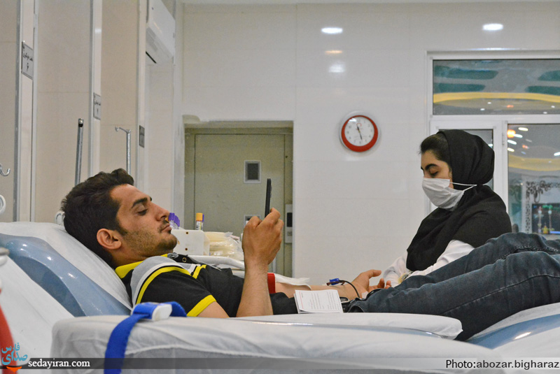 (تصاویر) اهدای خون در شب های قدر - شهر لار