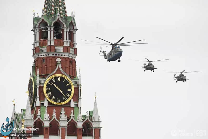 (تصاویر) جشن روز پیروزی زیر سایه کرونا در روسیه