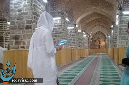 حضور نخستین مسافر خارجی در مسجد جامع ارومیه پس از رفع محدودیت‌ها