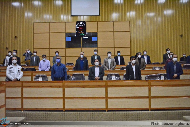 (تصاویر) حضور نماینده مردم در جلسه شورای اداری شهرستان لارستان