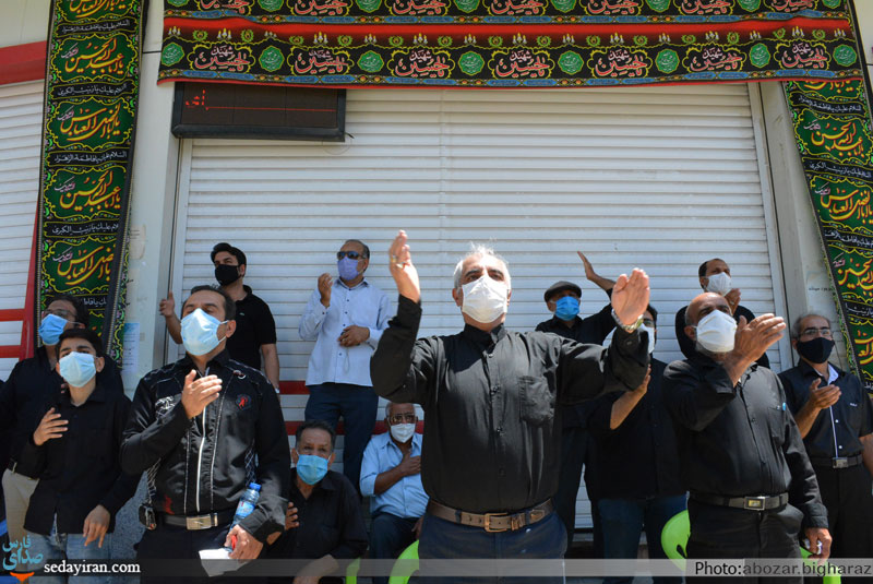 (تصاویر) تجمع بزرگ عاشورائیان لارستان در روز عاشورای حسینی