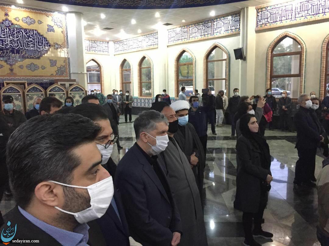 آیین نماز و بدرقه شجریان در تهران برگزار شد