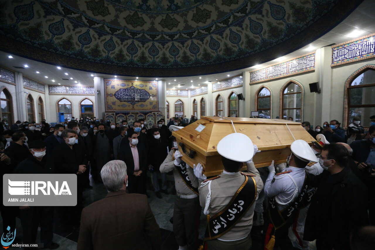 آیین نماز و بدرقه شجریان در تهران برگزار شد