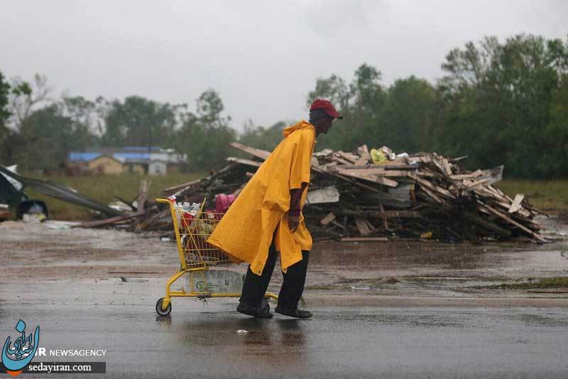 (تصاویر) خسارات طوفان دلتا در ایالت لوئیزیانا آمریکا