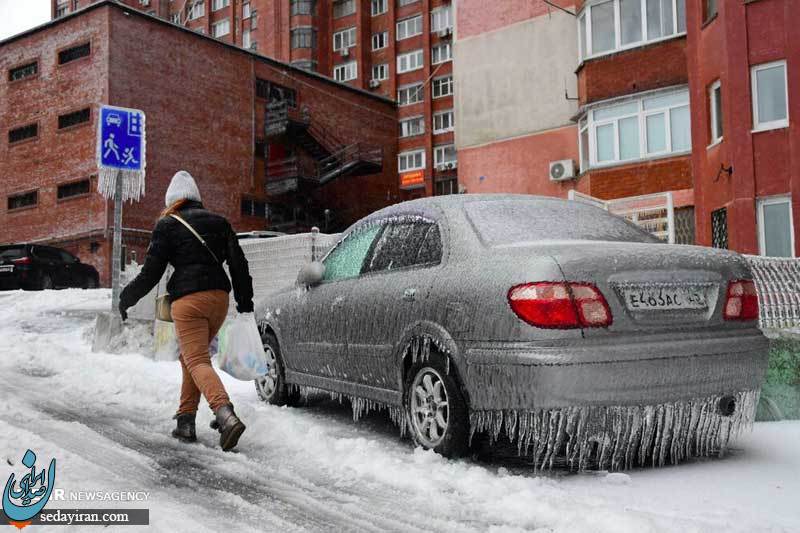 (تصاویر) شرق روسیه یخ زد