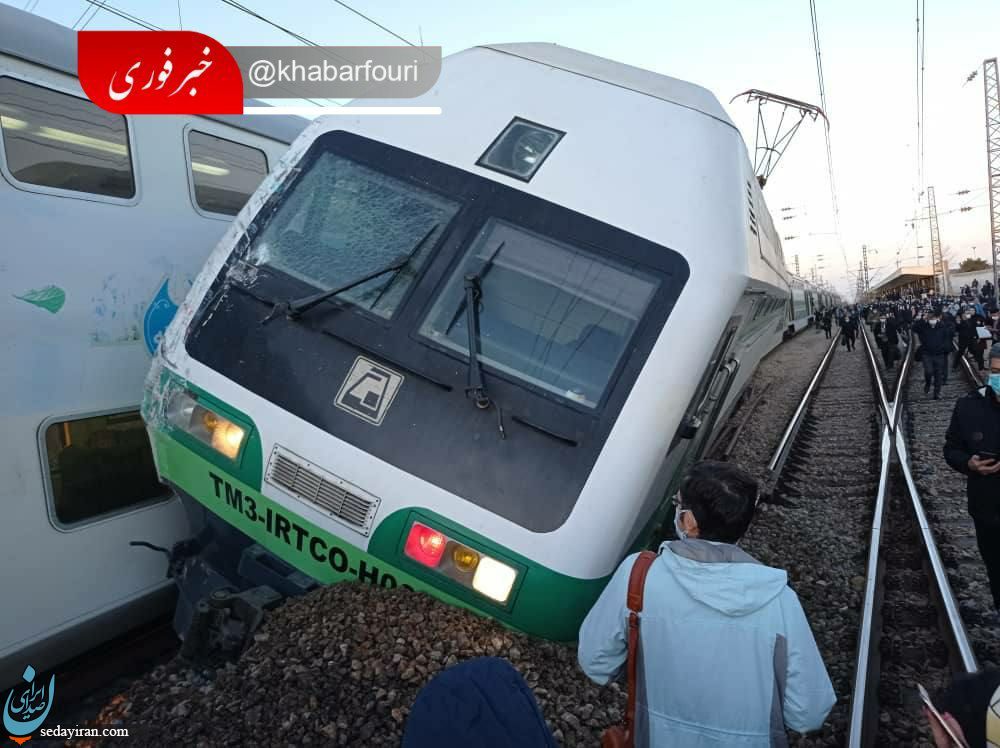 حادثه در  قطار مترو تهران کرج با ۲۲ مصدوم