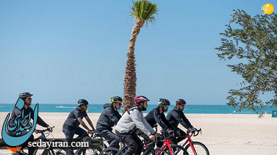 دوچرخه سواری حاکم دبی + تصاویر