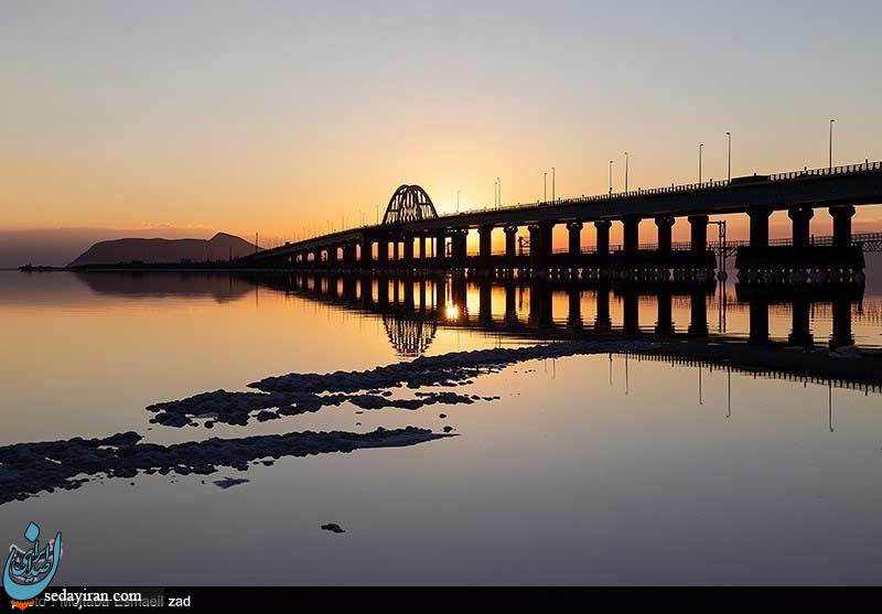 (تصاویر) دریاچه ارومیه و روزهای کم آبی