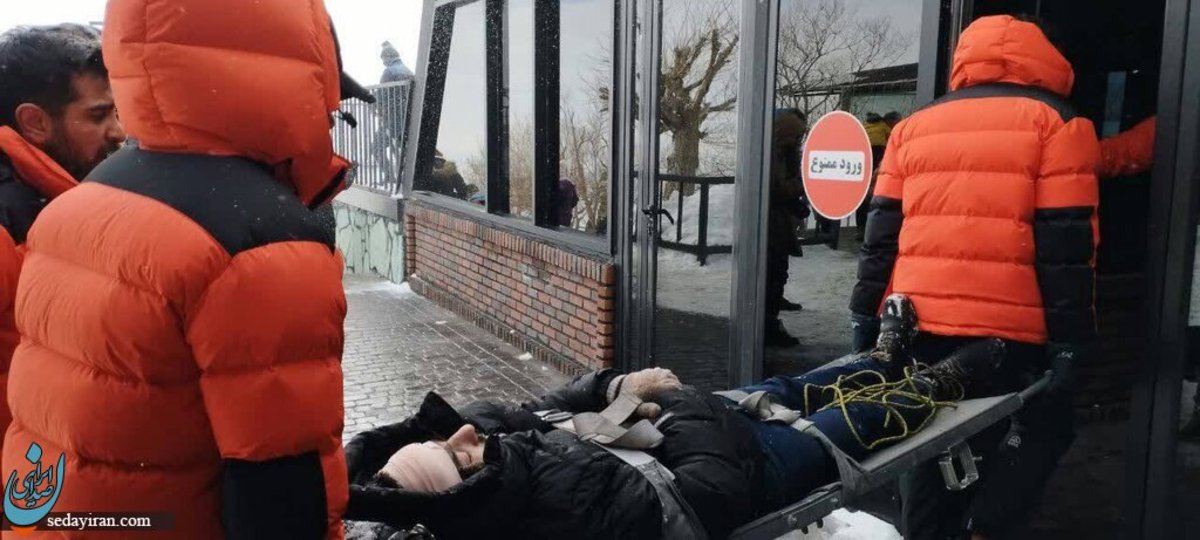 سقوط هولناک یک کوهنورد در ایستگاه ۵ توچال    عکس