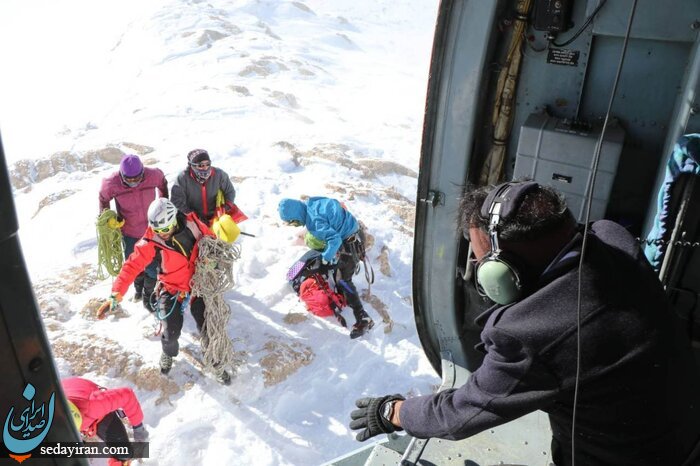 (تصاویر) پیکر کوهنورد فقید کرمانشاهی به فرودگاه اشرفی‌اصفهانی انتقال یافت