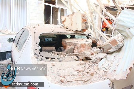 (تصاویر) انفجار مرگبار ساختمان در تبریز