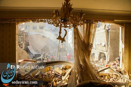 (تصاویر) انفجار مرگبار ساختمان در تبریز
