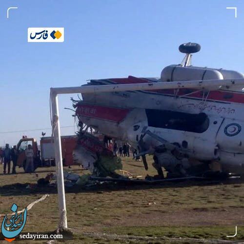 (تصاویر) فوت مشاور وزیر ورزش در حادثه سقوط بالگرد تایید شد / آخرین وضعیت سرنشینان دیگر