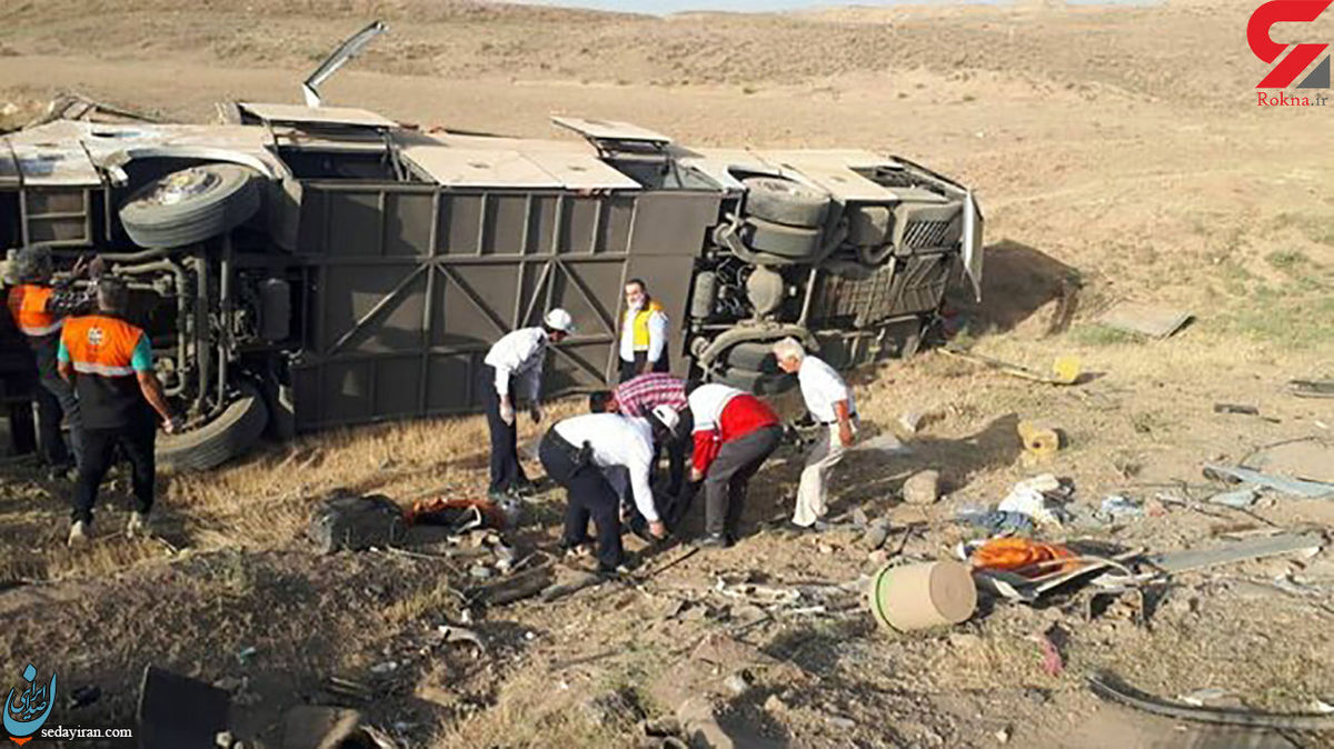 تصادف مرگبار اتوبوس مسافری با پژو در جاده یاسوج   49 کشته و زخمی