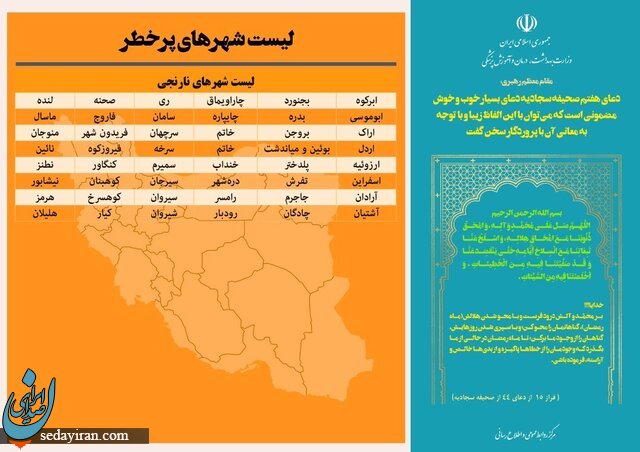 آخرین رنگبندی کرونایی شهرهای کشور امروز ۲ اریبهشت ۱۴۰۱