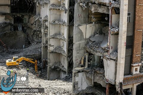 (تصاویر) کشف یک جسد دیگر از آوار متروپل