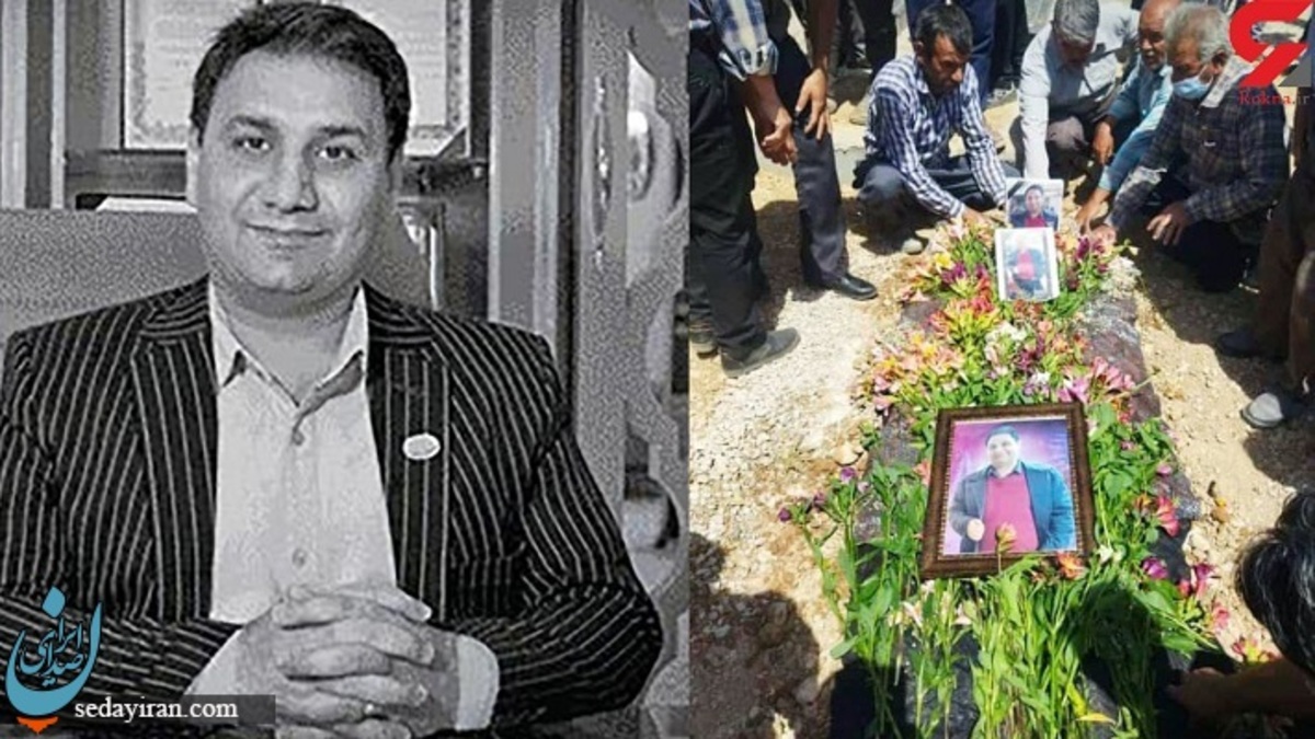 تصاویری از خاکسپاری حسین عبدالباقی در اصفهان