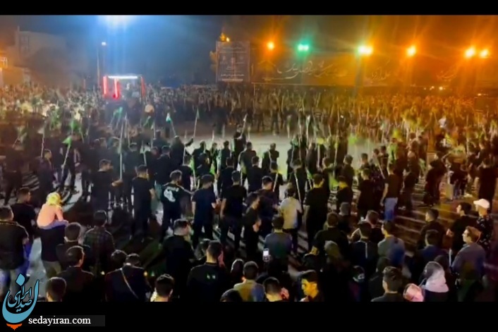 (تصاویر) مراسم عزاداری شب تاسوعای حسینی  در اهر