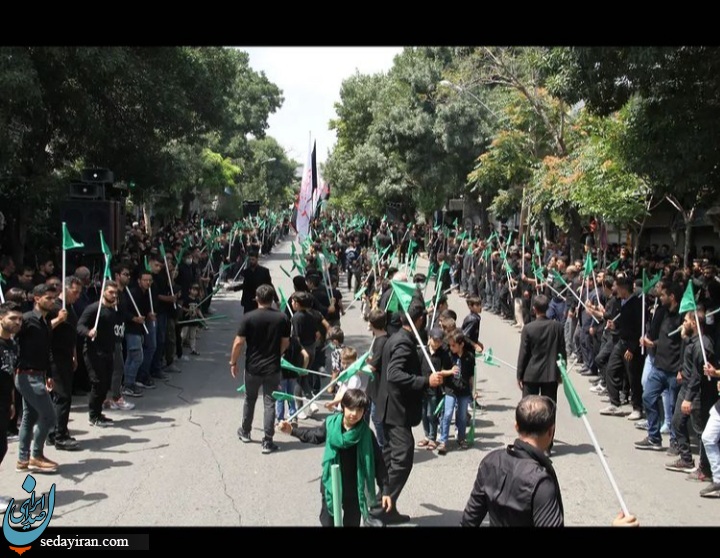 تصاویری از شور حسینی در روز عاشورا (اهر)