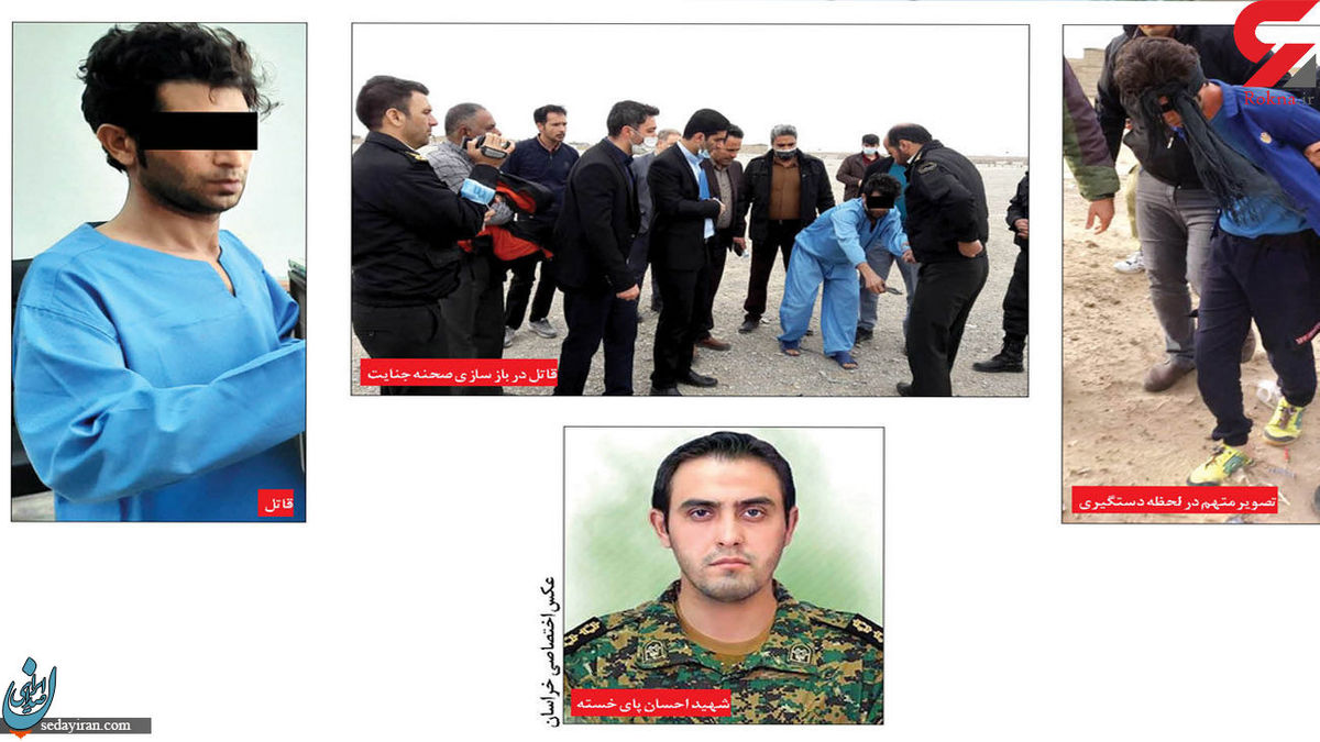 قاتل افسر پلیس مشهد (احسان پای خسته) در آستانه اعدام