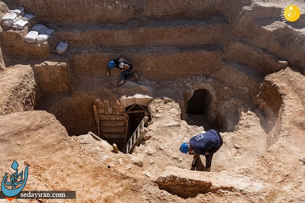 (عکس) کشف ویلایی 1200 ساله در دل خاک