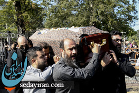 (تصاویر) مراسم تشییع و خاکسپاری هوشنگ ابتهاج در رشت