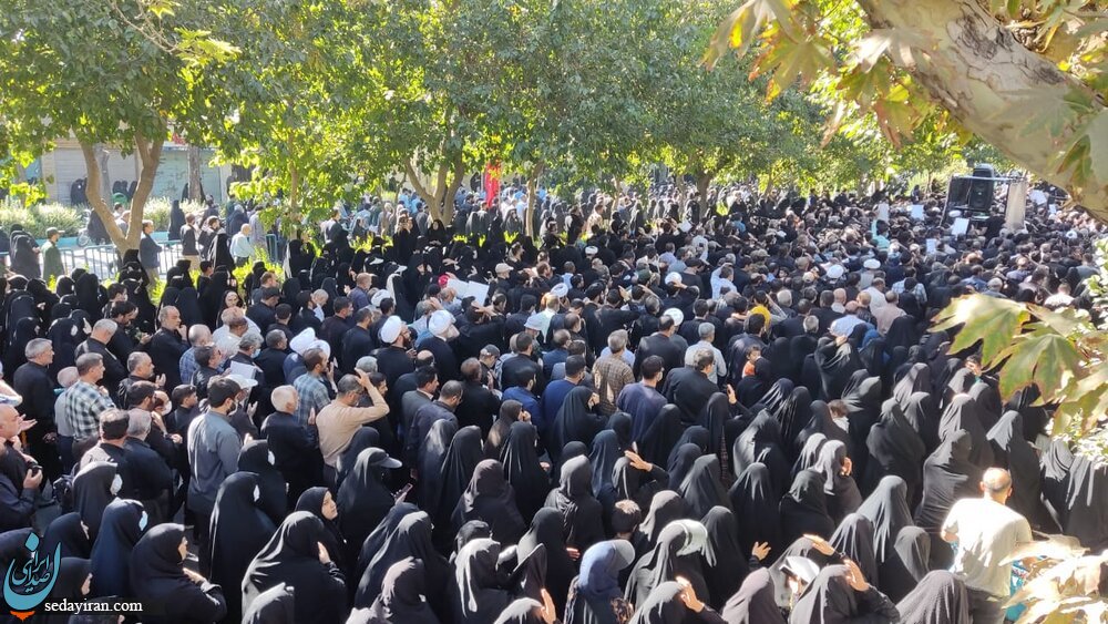 مراسم تشییع آیت الله ناصری در اصفهان