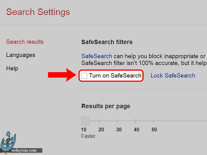 چگونه  SafeSearch را غیر فعال کنیم؟