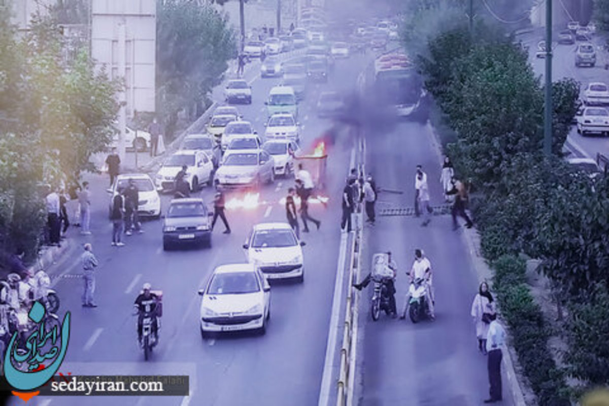 (تصاویر) برگزاری دادگاه ۳ اغتشاشگر   بزرگراه اشرفی اصفهانی را بسته بودند