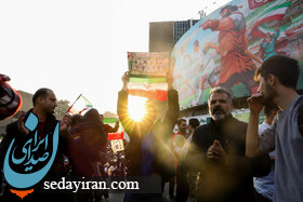 (تصاویر) شادی مردم ایران پس از برد تیم ملی