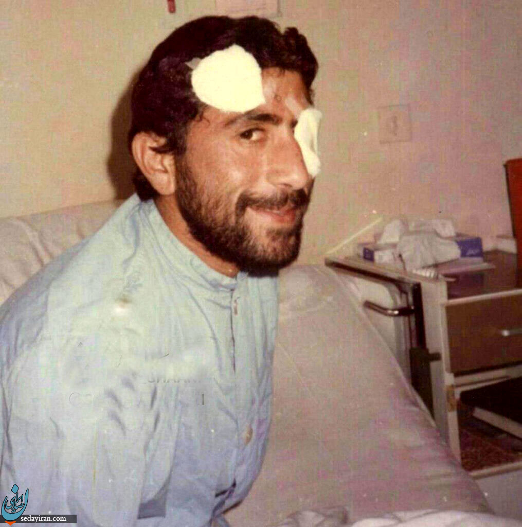 سردار اسماعیل قاآنی بر روی تخت بیمارستان / عکس
