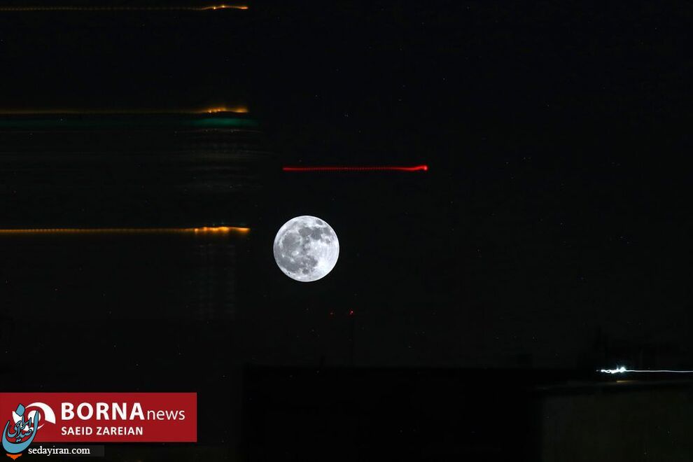 (تصاویر) پدیده «ماه نو» در آسمان تهران