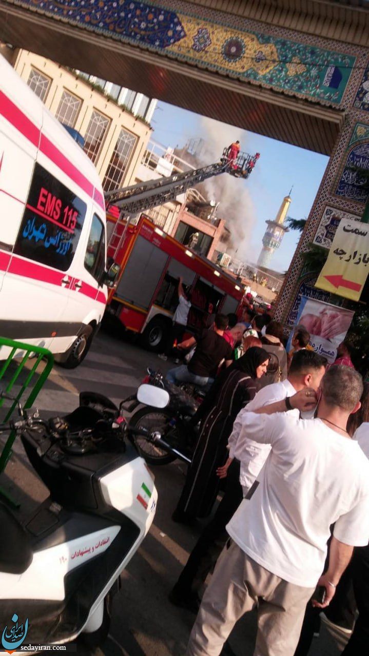 آتش سوزی در بازار تجریش/ عکس