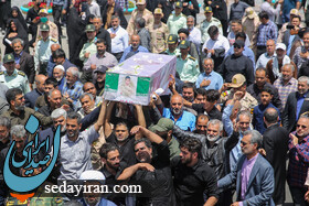 (تصاویر) مراسم تشییع پیکر شهدای خراسانی حادثه تروریستی سراوان در مشهد