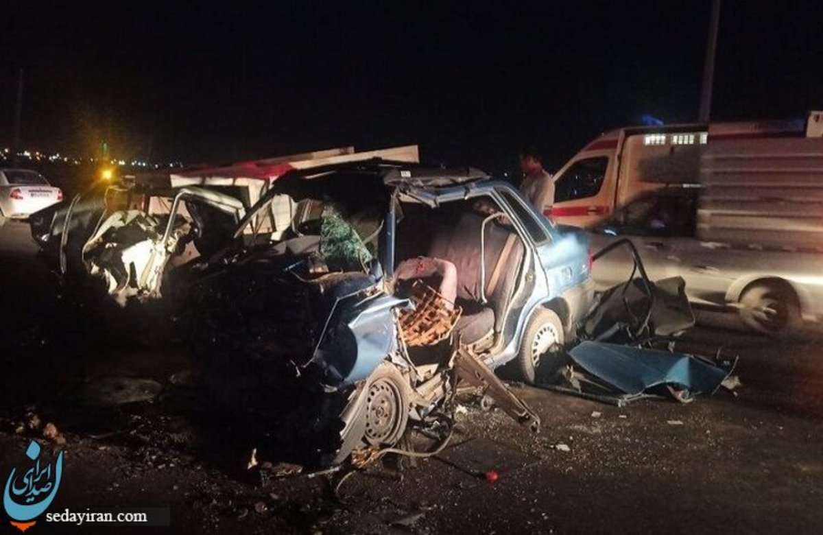 (تصویر) مرگ دلخراش ۴ عضو یک خانواده   تصادف وحشتناک ۳ دستگاه خودرو سواری در شمال