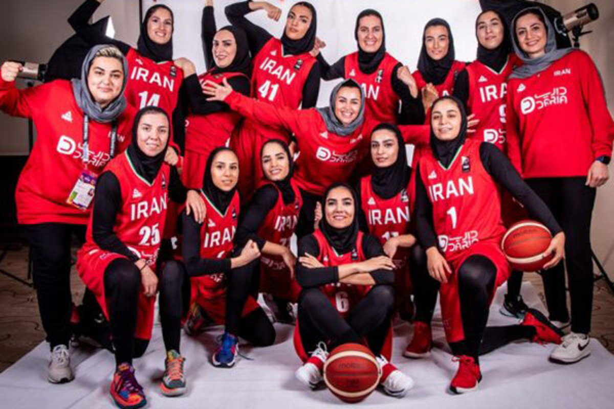 بانوان بسکتبالیست ایران نایب قهرمان آسیا