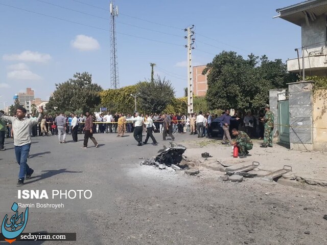 (تصاویر) سقوط بهپاد در داخل شهر گرگان / پلیس استان گلستان تایید کرد