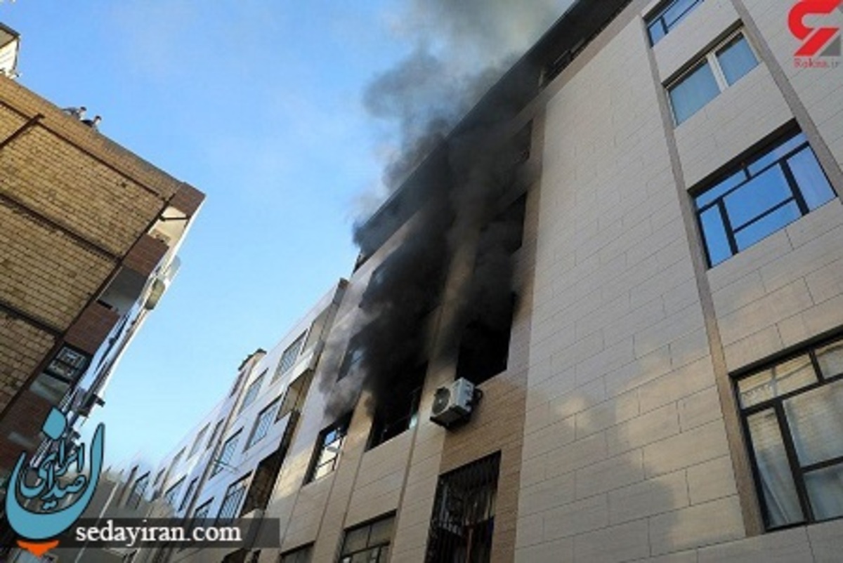 آتش سوزی یک مجتمع مسکونی در مشهد  نجات 16 نفر از میان دود و آتش